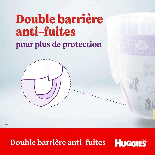 Huggies Ultra Comfort Pants, Culottes absorbantes bébé Taille 4 (9-14 kg) x144 – Image 5