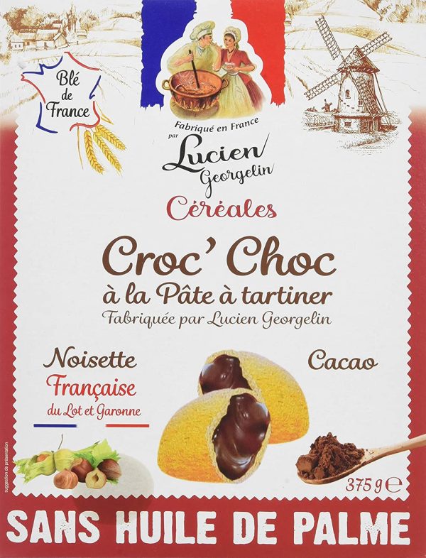 Lucien georgelin Croc' Choc Céréales, à la pâte à tartiner, 375g – Image 7