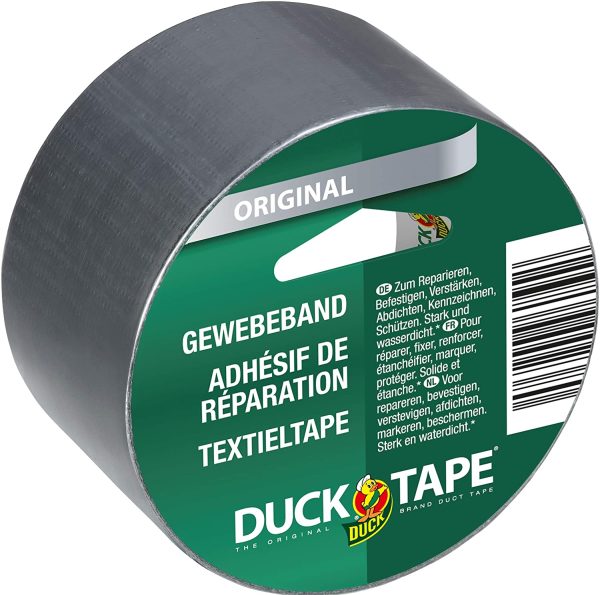 Ducktape 106-00 Bande de tissu, 5 m, Argent – Image 7