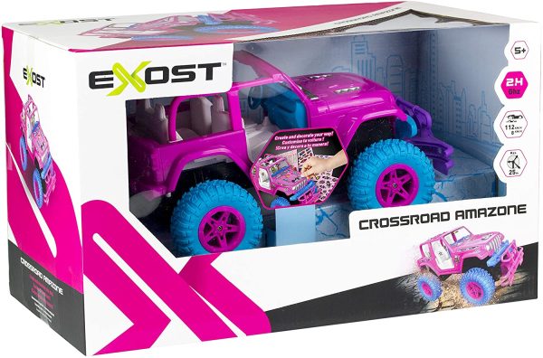 Exost télécommandée Customisable-Crossroad-Voiture Girly Tout-Terrain-Rose-Nouveauté Fun-Super Jouet pour Enfant, 20262 – Image 3