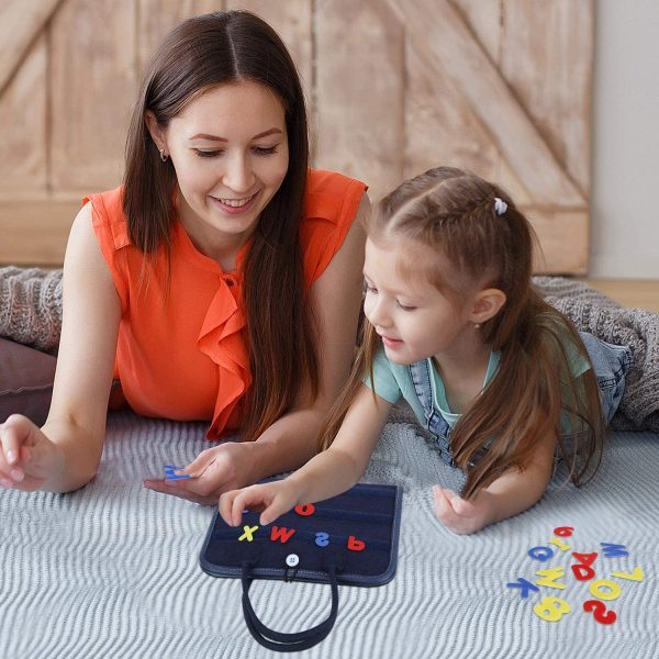 Esjay Busy Board pour Enfants, Jeux Montessori pour Apprendre La Motricité Fine, Tableau Sensoriel Éducatif avec des Boucles, Jouets pour Bébé pour Les Voyages en Avion(Bleu) – Image 3