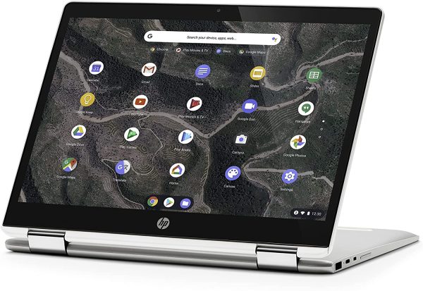 Chromebook x360 12b-ca0000sf Ordinateur Ultraportable Convertible et Tactile 12" HD (Intel Celeron, RAM 4 Go, eMMC 32 Go, AZERTY, Chrome OS) – Image 3