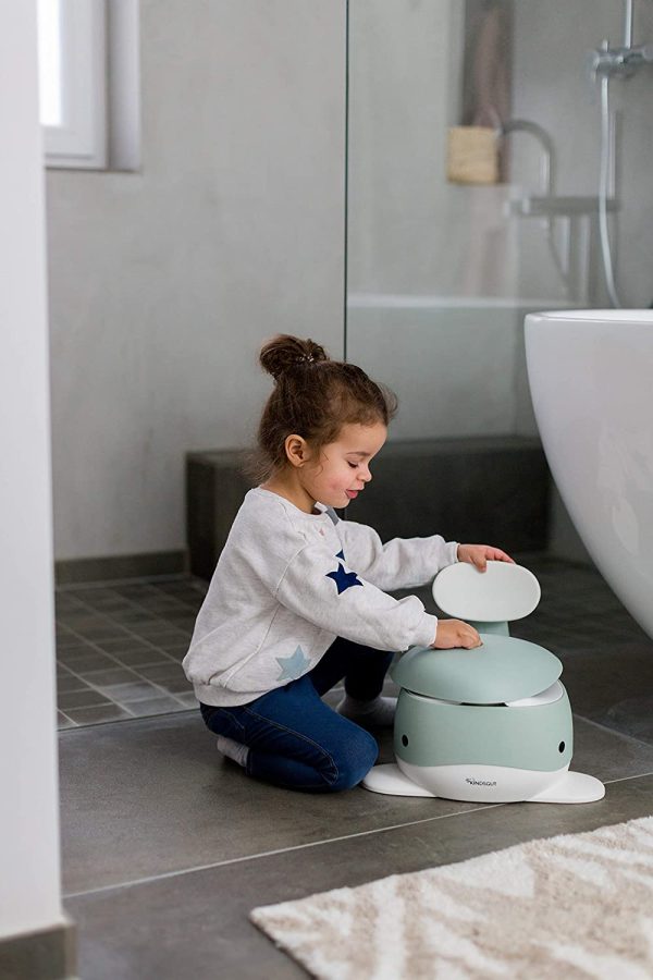 Kindsgut Pot pour bébé, toilette enfant pour l'apprentissage de la propreté, aquamarine – Image 8