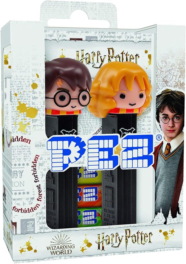 PEZ ??Twin pack Licence Harry Potter ??Combinaison unique de bonbons aux goûts fruits et d’un distributeur ??Contient 2 distributeurs PEZ + 4 recharges de bonbons personnages aléatoires – Image 4