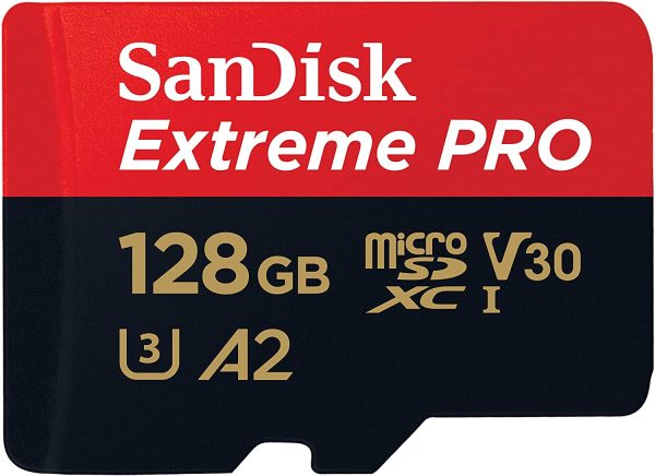 Extreme PRO Carte Mémoire microSDXC 128 Go + Adaptateur SD avec Performances Applicatives A2 Jusqu'à 170 Mo/s, Classe 10, U3, V30 – Image 5