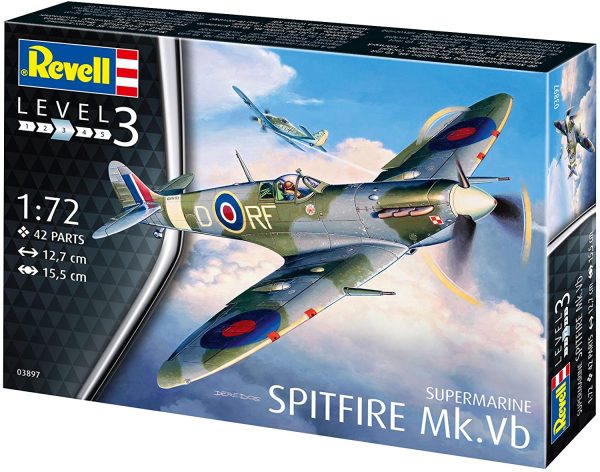 Revell- Maquette d'avion Spitfire MK. VB, 03897 – Image 4