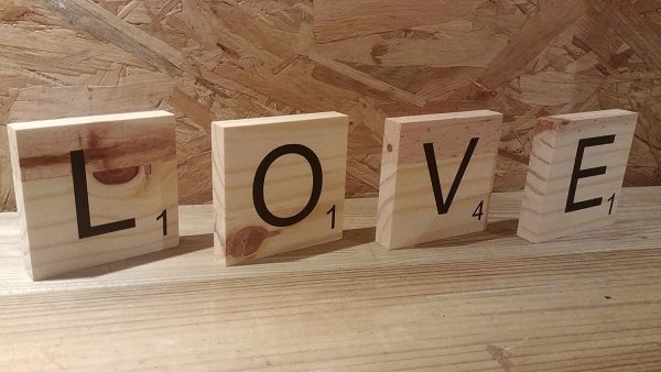 Lettres en bois façon Scrabble – Image 5