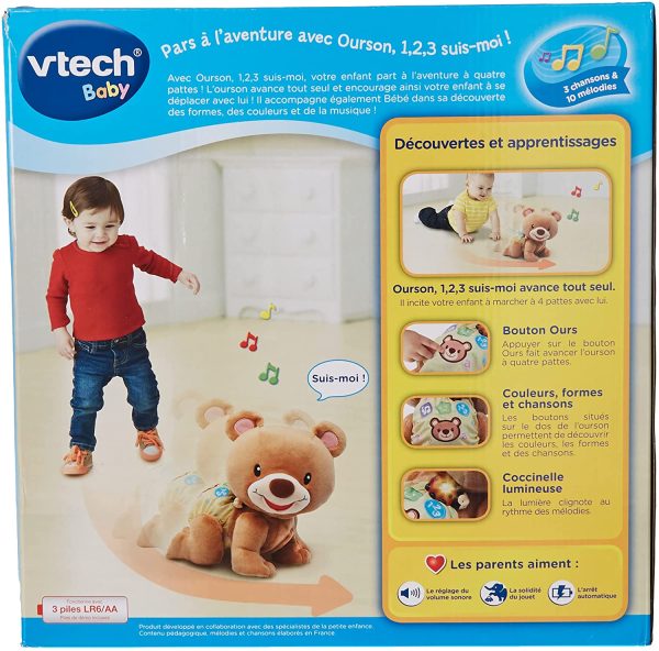 Vtech - 181105 - Jouet Musical - Ourson, 1,2,3 Suis-moi - Version FR – Image 4