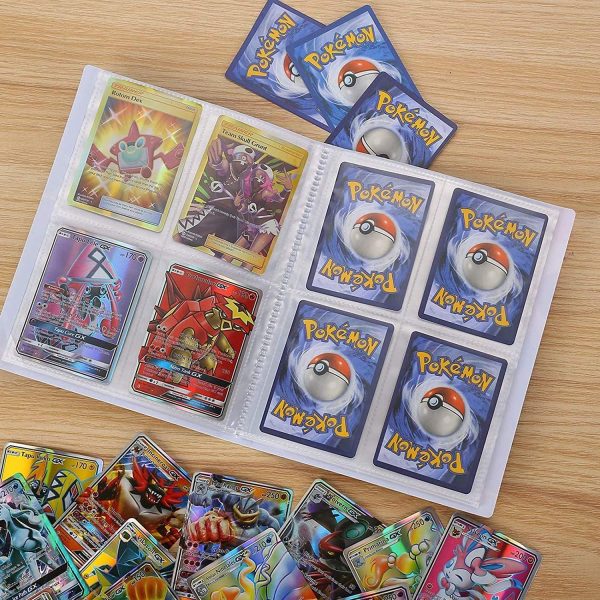 ESOOR Pokémon Carte Album, Pokémon Cartes Titulaire, Pokémon classeur pour Cartes Album Livre Protection pour Pokémon Commerce Cartes GX EX boîte(Sun&Moon)