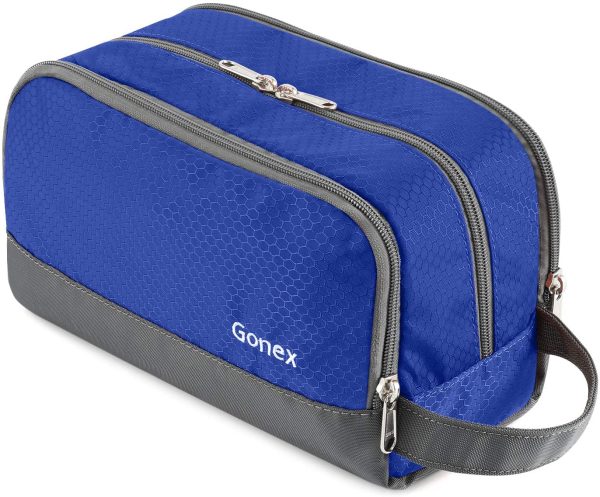 Gonex Trousse de Toilette de Voyage pour Homme Bleu – Image 3