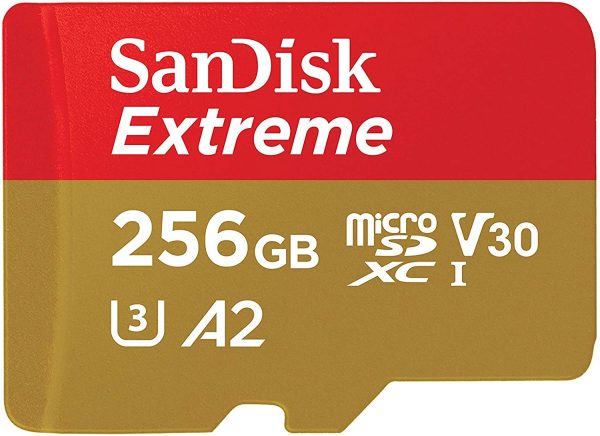 Extreme Carte Mémoire MicroSDXC 256 Go + Adaptateur SD avec Performances Applicatives A2 Jusqu'à 160 Mo/s, Classe 10, U3, V30 – Image 5