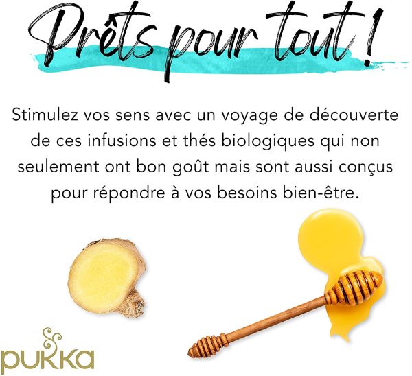 Pukka Coffret Thés Et Infusions Sélection, Idée Cadeau, Sélection De D'Infusions Biologiques Ayurvédiques Issus Du Commerce Equitable, 100% Bio (1 Boite, 45-Sachets) – Image 2