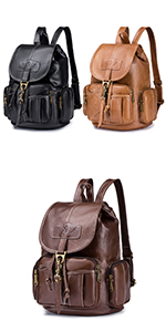 BAGZY Damen Mode Rucksack