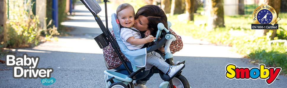 tricycle baby driver plus smoby vélo enfant velo bébé