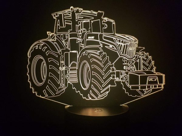 FEN Tracteur, Lampe illusion 3D à LED - leds illusion 3D - 7 Couleurs – Image 5