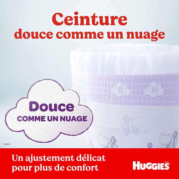 Huggies Ultra Comfort Pants, Culottes absorbantes bébé Taille 4 (9-14 kg) x144 – Image 4