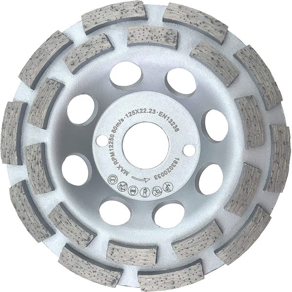 Qualité Première Disque Diamant à Meuler Béton universelle 125 x 22,2 mm PDX829.025 Double Rangée