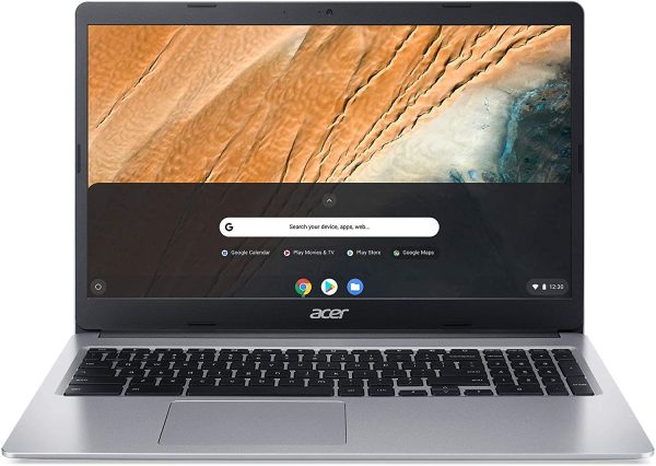 Chromebook 315 CB315-3HT-C6KP Ordinateur Portable Tactile 15,6'' FHD IPS, PC Portable (Intel Celeron N4020, RAM 4 Go, 64 Go eMMC, Intel UHD Graphics 600, Chrome OS) - Clavier AZERTY, Laptop Gris – Image 7