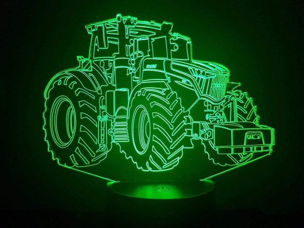 FEN Tracteur, Lampe illusion 3D à LED - leds illusion 3D - 7 Couleurs – Image 7