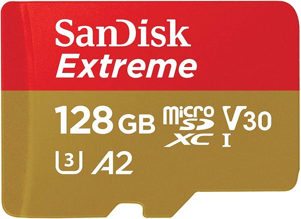 Extreme Carte Mémoire MicroSDXC 128 Go + Adaptateur SD avec Performances Applicatives A2 Jusqu'à 160 Mo/s, Classe 10, U3, V30 – Image 7