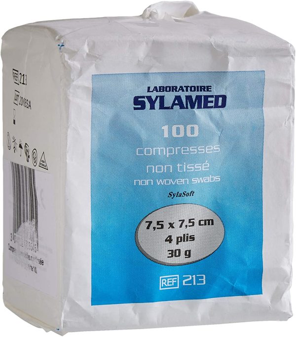 Sylamed Compresses Non Stériles/Tissée 7,5 x 7,5 cm – Image 4