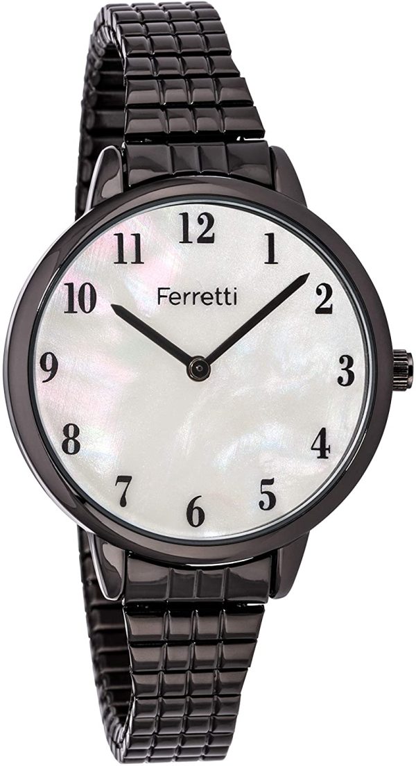 Ferretti Femme | Montre Style Classique avec Bracelet Extensible & Ecran Nacré | FT171 – Image 2