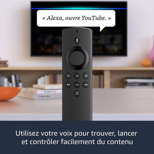 Fire TV Stick Lite avec télécommande vocale Alexa | Lite (sans boutons de contrôle de la TV), Streaming HD – Image 3