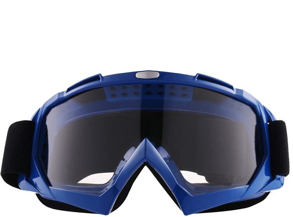 Sijueam Lunettes de moto de qualité supérieure - Anti-buée - Anti-UV - Avec double lentille - Rembourrage en mousse Uvex - Pour activités de plein air - Ski - Cyclisme - Snowboard - Randonnée - Protection des yeux – Image 5