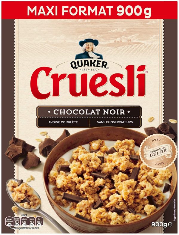 Quaker Cruesli, Chocolat Noir, 900 gramme – Image 2