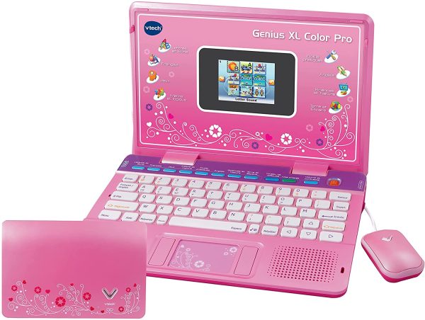 Vtech - 133865 - Ordinateur Pour Enfants - Genius Xl Color Pro Bilingue - Rose - Version FR – Image 2