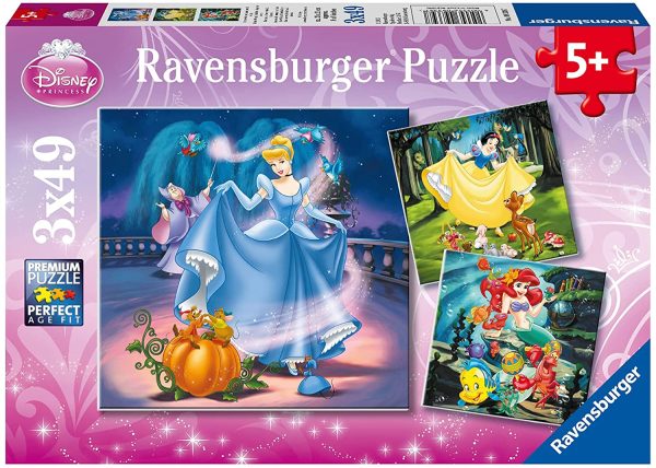 Ravensburger - Puzzle enfant - Disney Princess - 3X49 Pièces – Image 4