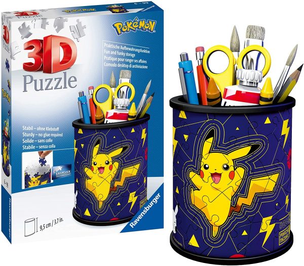 Ravensburger- Puzzle 3D 54 pièces Pot à Crayons-Pokémon Enfant, 4005556112579, Standard – Image 2