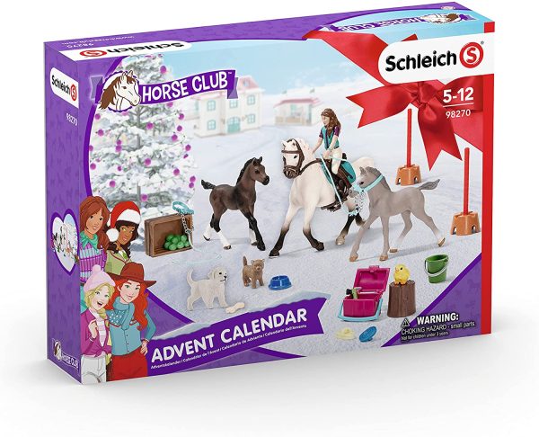 Schleich 98270 Calendrier de l'Avent Horse Club 2021 Multicolore – Image 2