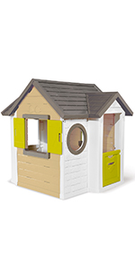 Maison My New House Cabane de Jardin Enfant Maisonnette Exterieur Outdoor Plein Air Jeu Jouet