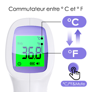 Conversion entre ° C et ° F