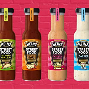 Heinz Snack Sauces Street Food bouteille en verre