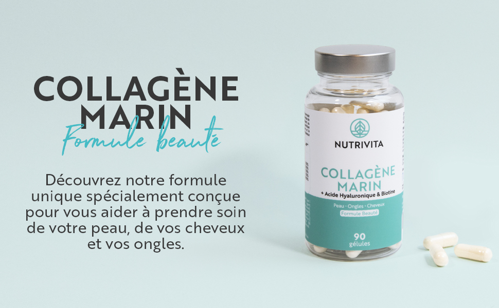 collagène marin acide hyaluronique biotine