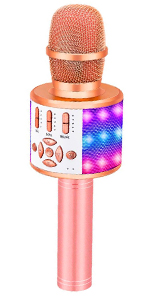 Microphone de fête, microphone karaoké, microphone pour enfants, microphone Bluetooth, microphone karaoké