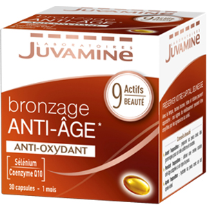 bronzage anti-âge anti-oxydant coenzyme Q10 juvamine