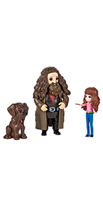 Pack Amitié Hermione Hagrid Crockdur Magical Minis Harry Potter Wizarding World figurine 5 ans