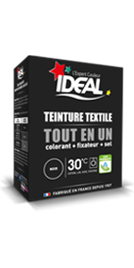 Idéal, teinture, raviver, colorer, customiser, France, doiy, facile, poudre, noir