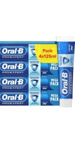 Lot de 4 dentifrices Oral-B Pro expert (125ml)