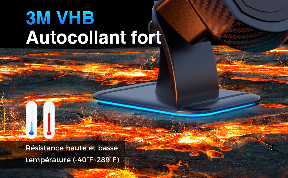 3m VHB forte résistance adhésive à haute et basse température