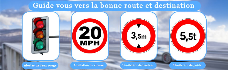 Guide vous vers la bonne route et destination