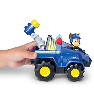 Pat'Patrouille Paw Patrol véhicule figurine Chase Dino Rescue