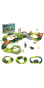 Dinosaure Circuit Voiture Enfant