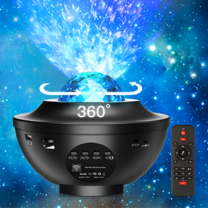 Projecteur Ciel Etoile Planetarium Projecteur LED Veilleuse Enfant Rotatif Starry Lampe Projecteur 