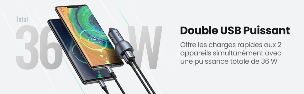 double usb puissant