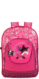 Sac A Dos Fille Garcon Style Cartable Scolaire Grande Capacité Ecole Primaire Collège Voyage Cadeau 