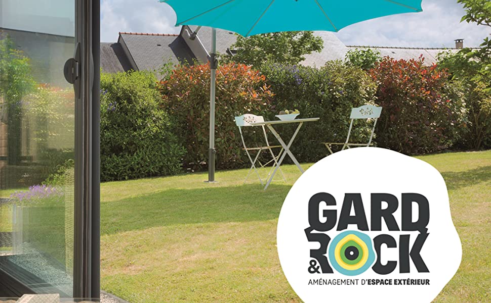 GARD&ROCK, GARDEN ROCK, GARD & ROCK, GARDANDROCK, GARD AND ROCK, FIxation parasols, Fixation Jardin